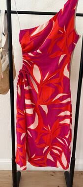 Dress Forum Rayon Linen Blend Midi Dress, Med